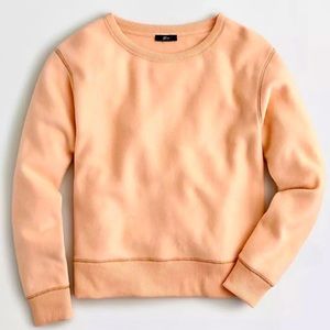 J. Crew Brushed Terry Pullover Sweatshirt